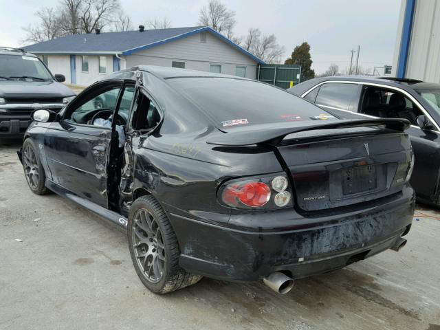 6G2VX12U26L512350 - 2006 PONTIAC GTO BLACK photo 3