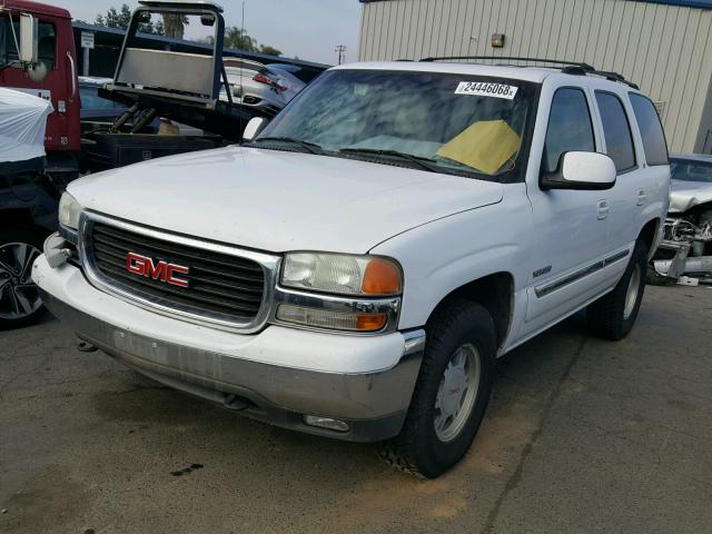 1GKEC13T32R131046 - 2002 GMC YUKON WHITE photo 2