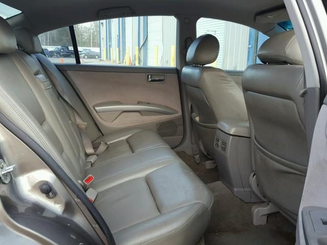 1N4BA41E76C801917 - 2006 NISSAN MAXIMA SE BEIGE photo 6