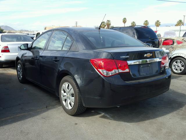 1G1PA5SG1D7319948 - 2013 CHEVROLET CRUZE LS BLACK photo 3