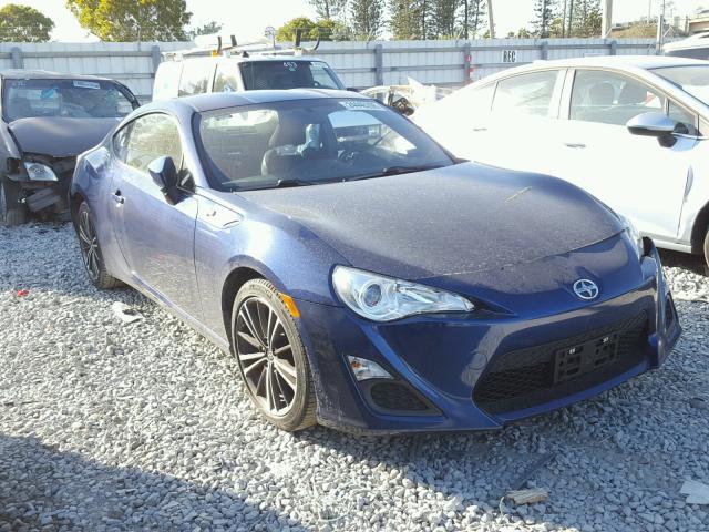 JF1ZNAA17F8704007 - 2015 TOYOTA SCION FR-S ლურჯი ფოტო 1