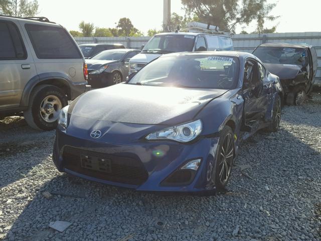 JF1ZNAA17F8704007 - 2015 TOYOTA SCION FR-S ლურჯი ფოტო 2