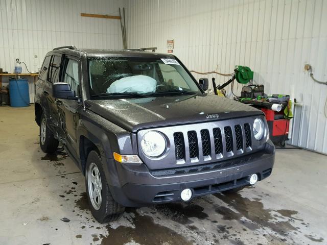 1C4NJRBB5HD138319 - 2017 JEEP PATRIOT SP GRAY photo 1