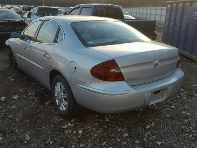 2G4WC532051224517 - 2005 BUICK LACROSSE C SILVER photo 3