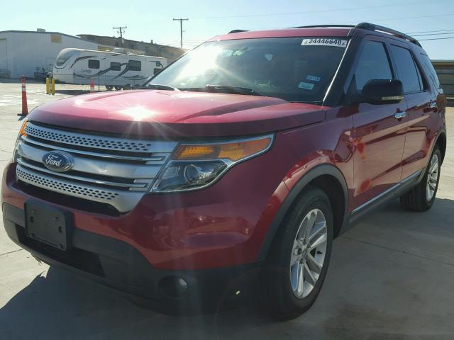 1FMHK7D85BGA56432 - 2011 FORD EXPLORER X RED photo 2