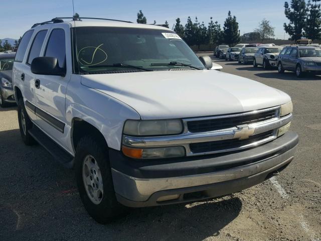 1GNEK13V44J204109 - 2004 CHEVROLET TAHOE K150 WHITE photo 1