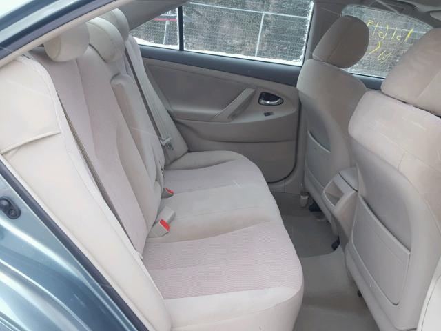 4T1BF3EK6AU533222 - 2010 TOYOTA CAMRY BASE GREEN photo 6