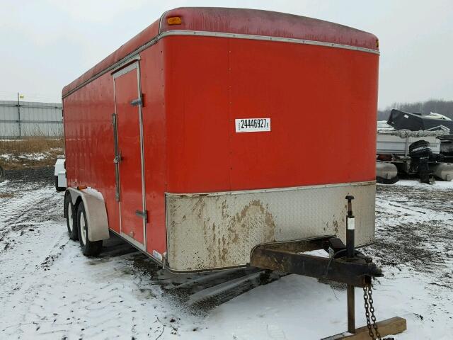 48B500G2212025491 - 2001 ALLOY TRAILER TRAILER RED photo 1