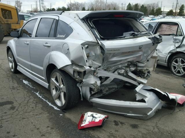 1B3HB68F08D668489 - 2008 DODGE CALIBER SR SILVER photo 3