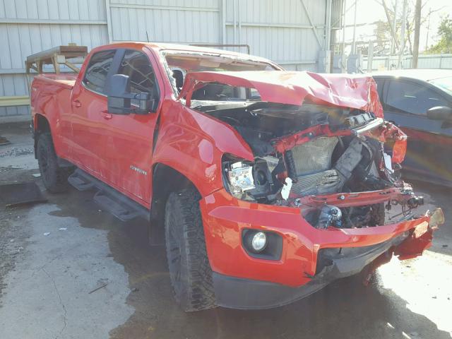 1GTP6CE18G1272476 - 2016 GMC CANYON SLE RED photo 1