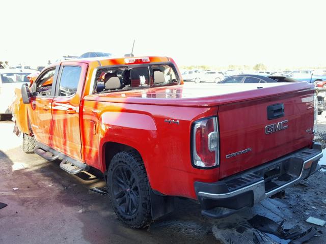 1GTP6CE18G1272476 - 2016 GMC CANYON SLE RED photo 3