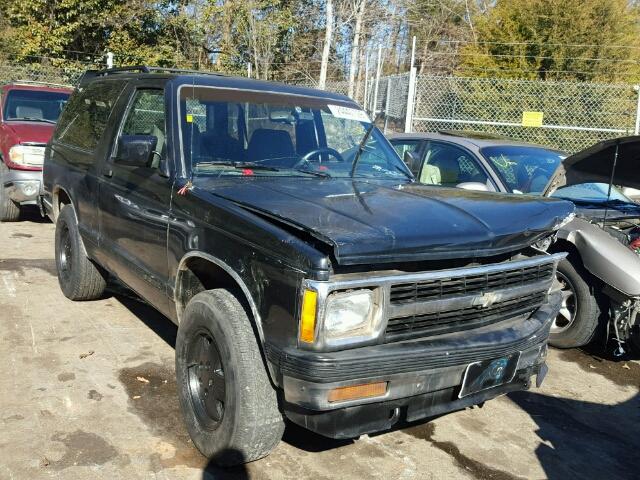 1GNCT18Z3M8289340 - 1991 CHEVROLET BLAZER S10 BLACK photo 1