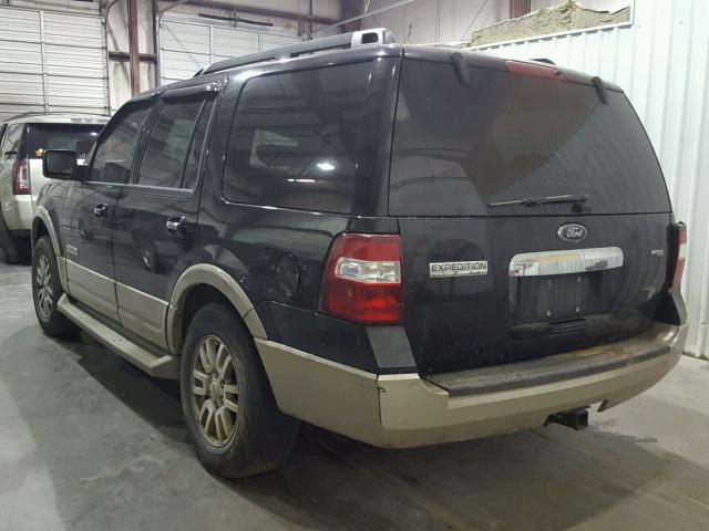 1FMFU18587LA69981 - 2007 FORD EXPEDITION BLACK photo 3