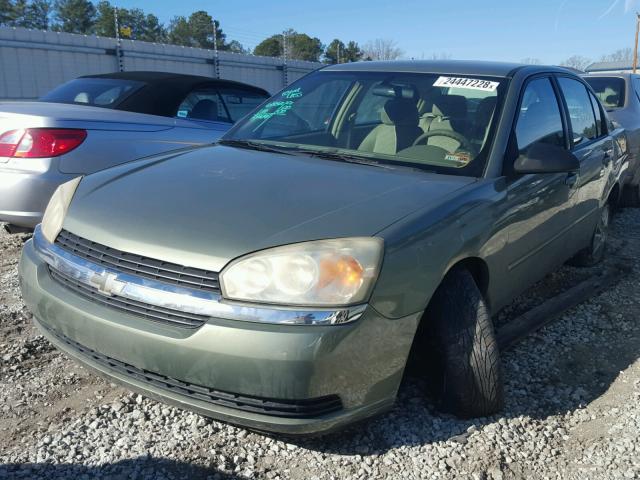 1G1ZT54865F184286 - 2005 CHEVROLET MALIBU LS GREEN photo 2