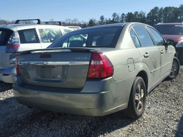 1G1ZT54865F184286 - 2005 CHEVROLET MALIBU LS GREEN photo 4