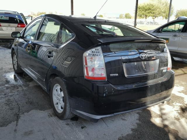 JTDKB20U377591573 - 2007 TOYOTA PRIUS BLACK photo 3