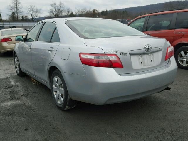 4T1BE46K97U188803 - 2007 TOYOTA CAMRY NEW SILVER photo 3
