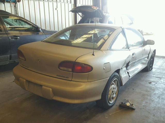 1G1JC1246V7261786 - 1997 CHEVROLET CAVALIER B GOLD photo 4