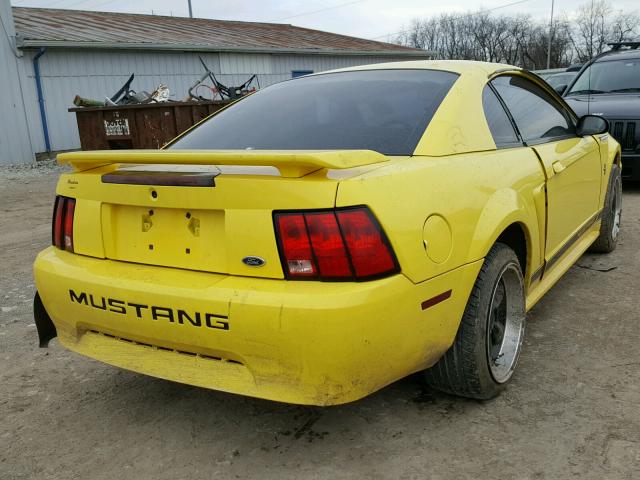 1FAFP40412F192101 - 2002 FORD MUSTANG YELLOW photo 4