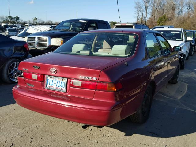 4T1BG22K0WU857205 - 1998 TOYOTA CAMRY CE BURGUNDY photo 4