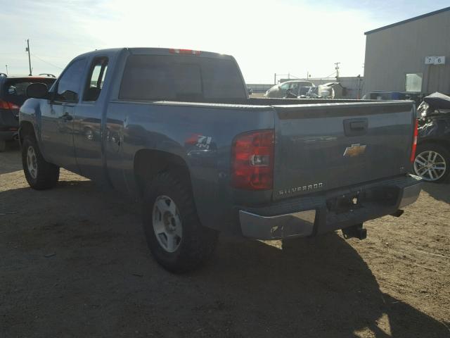 2GCEK19Y771648447 - 2007 CHEVROLET SILVERADO BLUE photo 3