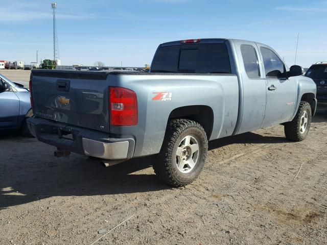 2GCEK19Y771648447 - 2007 CHEVROLET SILVERADO BLUE photo 4