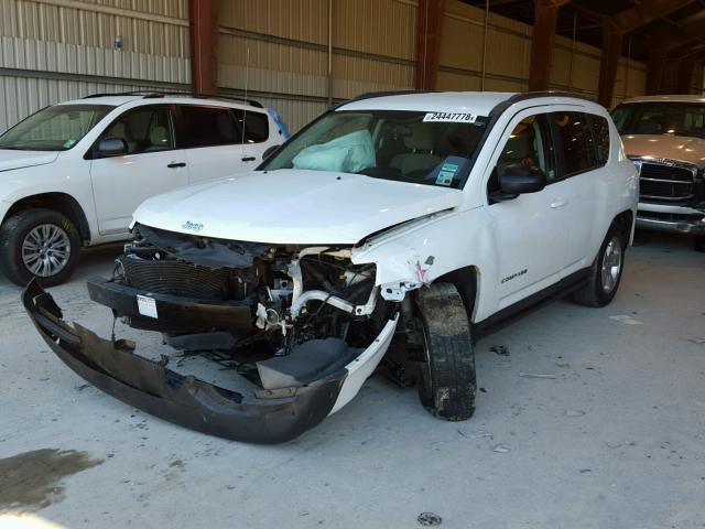 1C4NJCBA7FD143684 - 2015 JEEP COMPASS SP WHITE photo 2