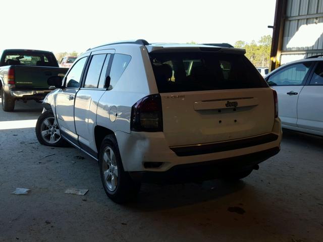1C4NJCBA7FD143684 - 2015 JEEP COMPASS SP WHITE photo 3