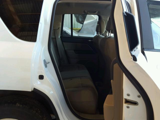 1C4NJCBA7FD143684 - 2015 JEEP COMPASS SP WHITE photo 6