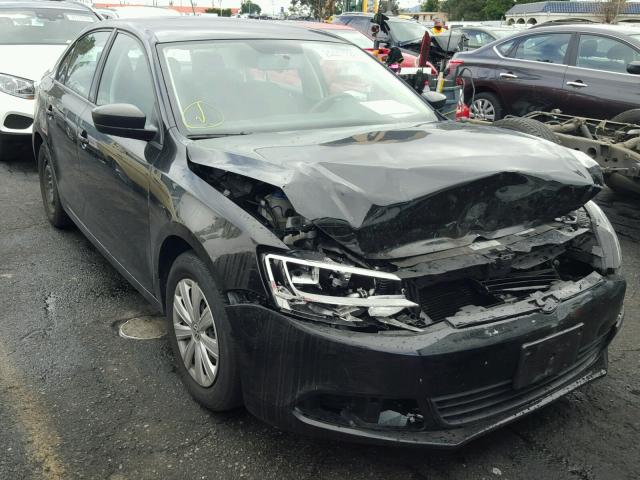 3VW2K7AJ7EM332022 - 2014 VOLKSWAGEN JETTA BASE შავი ფოტო 1