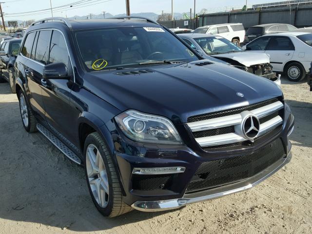 4JGDF7DE8DA233845 - 2013 MERCEDES-BENZ GL 550 4MA BLUE photo 1