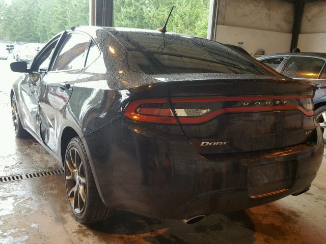 1C3CDFBA0DD315314 - 2013 DODGE DART SXT BLACK photo 3