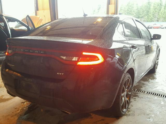 1C3CDFBA0DD315314 - 2013 DODGE DART SXT BLACK photo 4