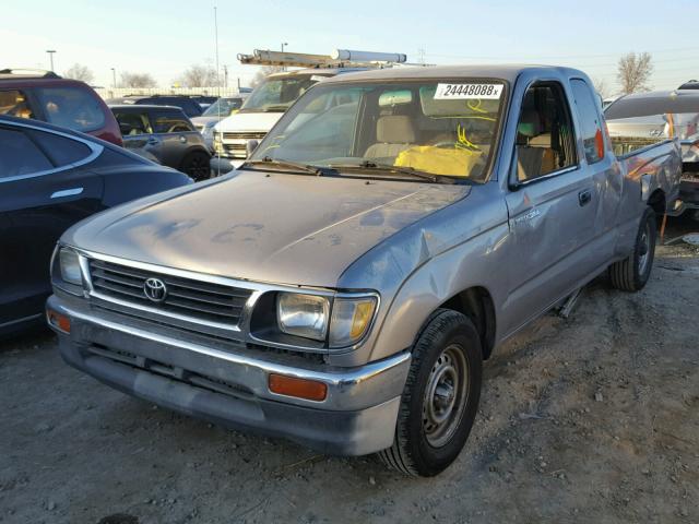 4TAUN53B6SZ025931 - 1995 TOYOTA TACOMA XTR SILVER photo 2