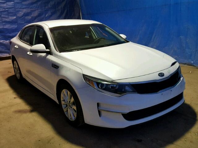 5XXGT4L3XGG082721 - 2016 KIA OPTIMA LX WHITE photo 1