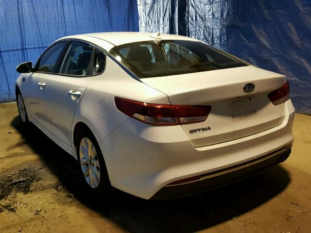 5XXGT4L3XGG082721 - 2016 KIA OPTIMA LX WHITE photo 3