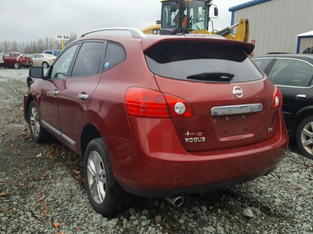 JN8AS5MTXDW007920 - 2013 NISSAN ROGUE S BURGUNDY photo 3