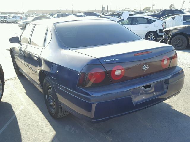 2G1WF52E249134107 - 2004 CHEVROLET IMPALA 黑色 照片 3