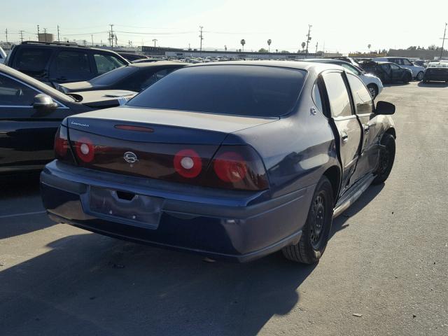 2G1WF52E249134107 - 2004 CHEVROLET IMPALA 黑色 照片 4