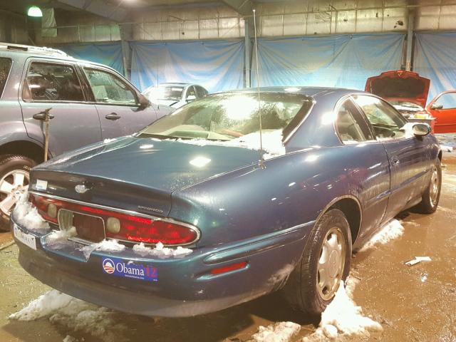 1G4GD2216W4703457 - 1998 BUICK RIVIERA GREEN photo 4