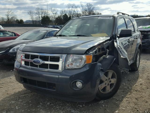 1FMCU93759KB21585 - 2009 FORD ESCAPE XLT GRAY photo 2