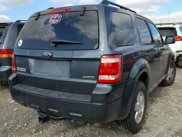 1FMCU93759KB21585 - 2009 FORD ESCAPE XLT GRAY photo 4