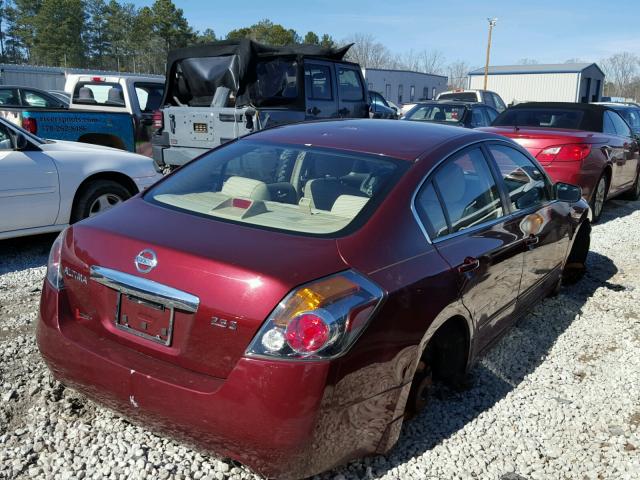 1N4AL2AP5AN445136 - 2010 NISSAN ALTIMA BAS BURGUNDY photo 4