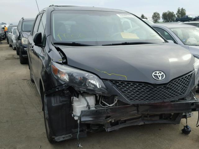 5TDXK3DC5CS269630 - 2012 TOYOTA SIENNA SPO BLACK photo 1