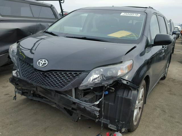 5TDXK3DC5CS269630 - 2012 TOYOTA SIENNA SPO BLACK photo 2