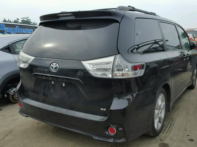 5TDXK3DC5CS269630 - 2012 TOYOTA SIENNA SPO BLACK photo 4