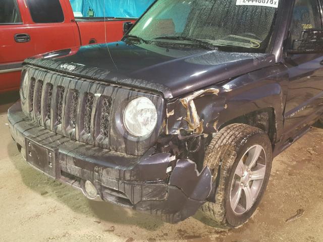 1C4NJRFB6GD586156 - 2016 JEEP PATRIOT LA BLACK photo 9