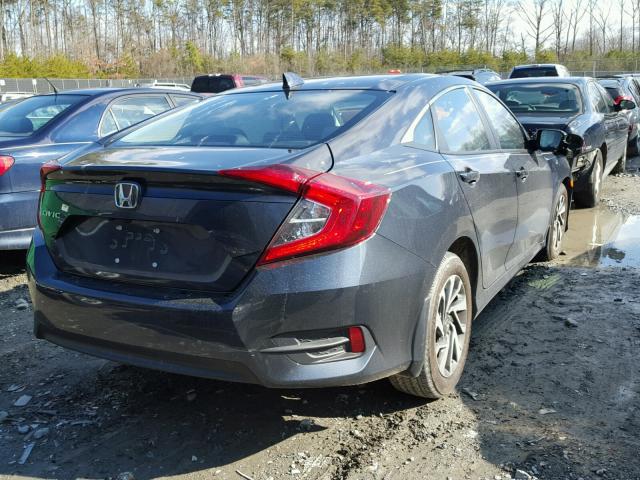 2HGFC2F74HH563806 - 2017 HONDA CIVIC EX ლურჯი ფოტო 4