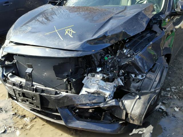 2HGFC2F74HH563806 - 2017 HONDA CIVIC EX ლურჯი ფოტო 9