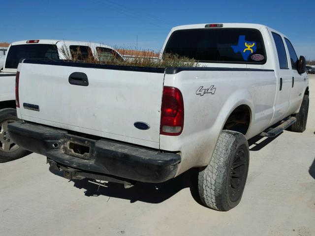 1FTWW31P87EA02842 - 2007 FORD F350 SRW S WHITE photo 4